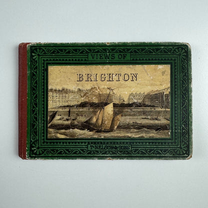 Views of Brighton | T. Nelson & Sons. Small pictorial fold-out guide book c1870s