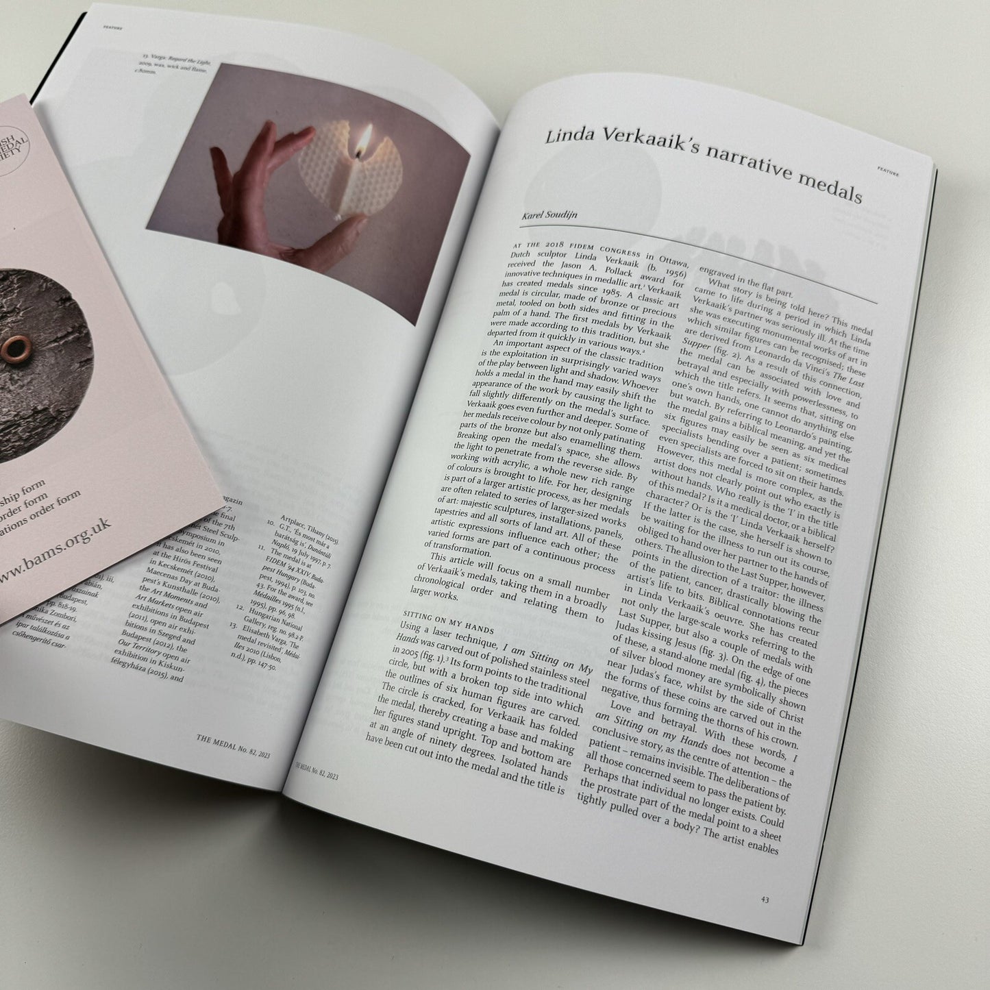 The Medal. British Art Medal Society BAMS journal. Issue No. 82, 2023