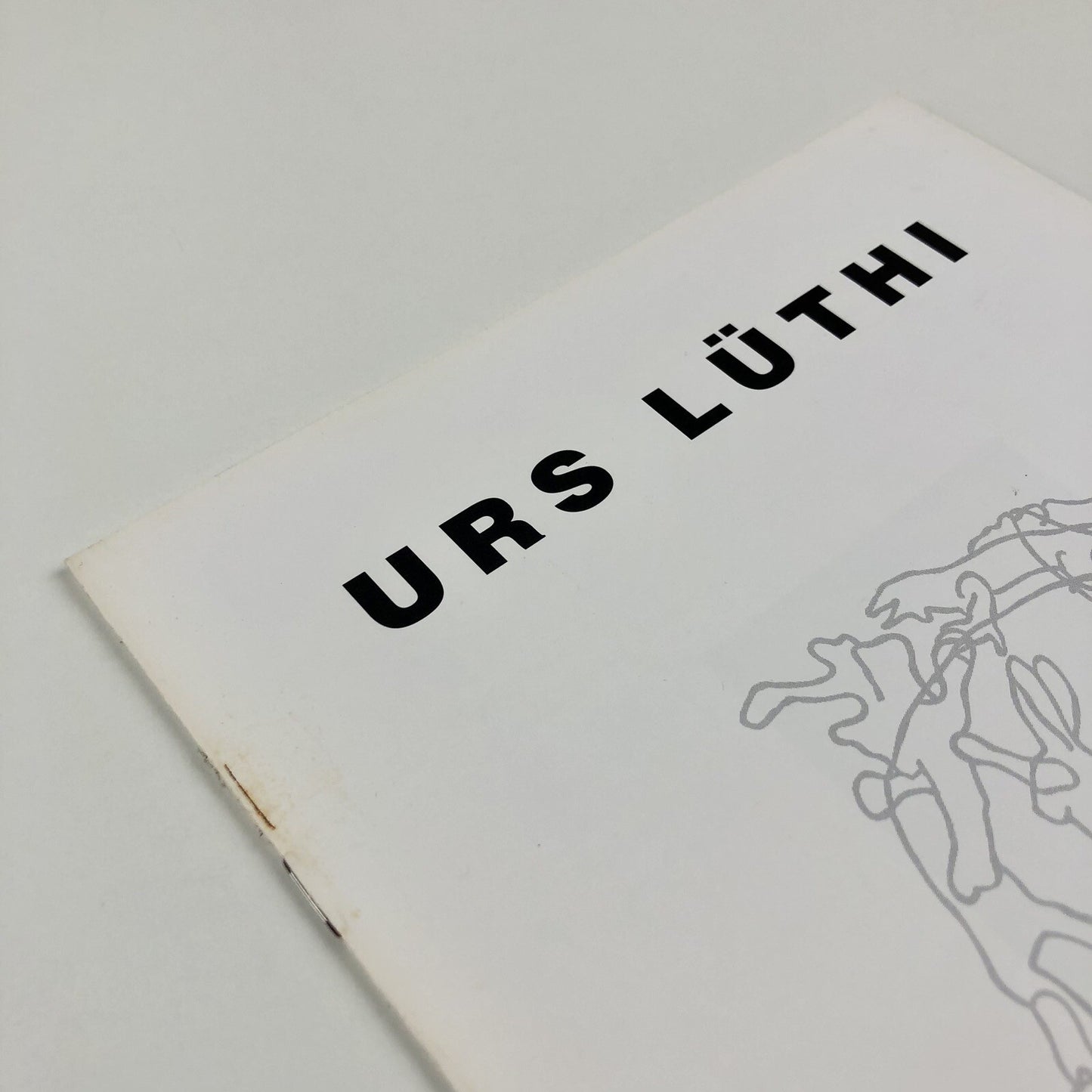 Urs Lüthi | Chapter (Cardiff) | Foreword by Stuart Cameron, 1994 leaflet