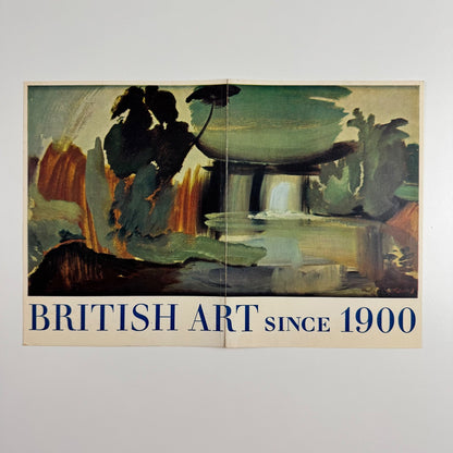 Leaflet to promote British Art since 1900 by Sir John Rothenstein. Phaeton Press