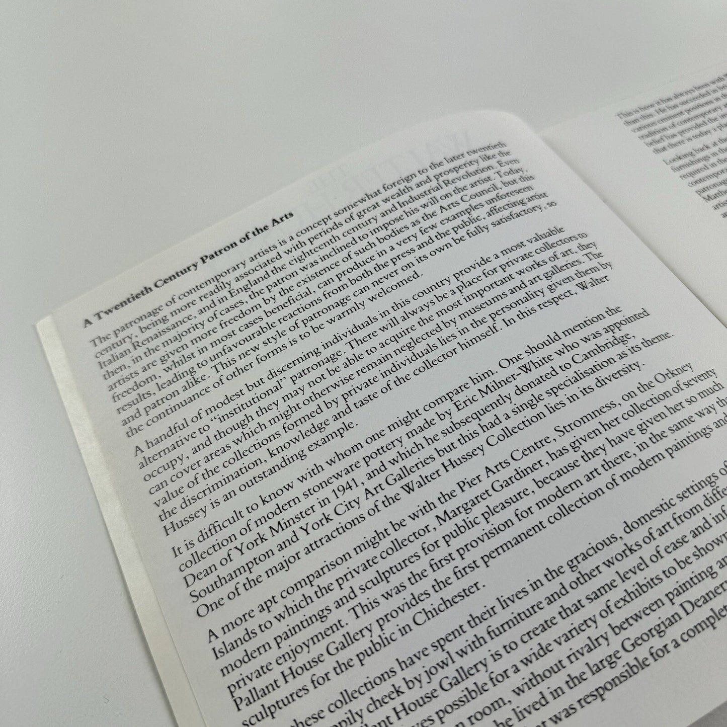 The Walter Hussey Collection – Pallant House Gallery | Text by Neil Colyer