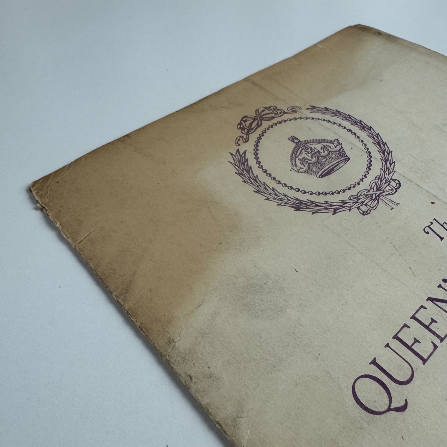 Programme The Queen’s Theatre ‘Potash and Perlmutter' Montague Glass c.1914