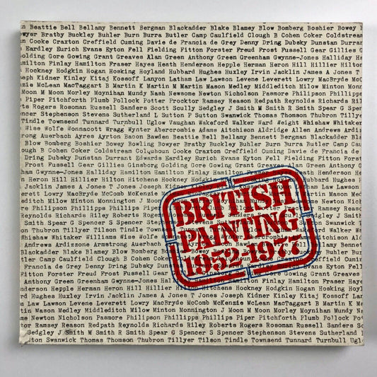 British Painting 1952-1977 Royal Academy of Arts | catalogue design by Gordon House