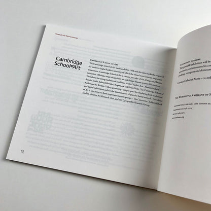 Types for the New Century | The Worshipful Company of Stationers and Newspaper makers | 2012 exhibition catalogue