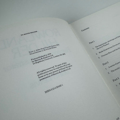 Rowland Hilder. Painter and Illustrator by John Lewis | Barrie & Jenkins, 1978