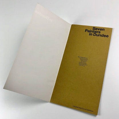 Seven Painters in Dundee: Neil Dallas Brown, Dennis Duchan, Peter Collins, Ian Fearn, James Howie, James Morrison, John Knox | Scottish Arts Council, 1970