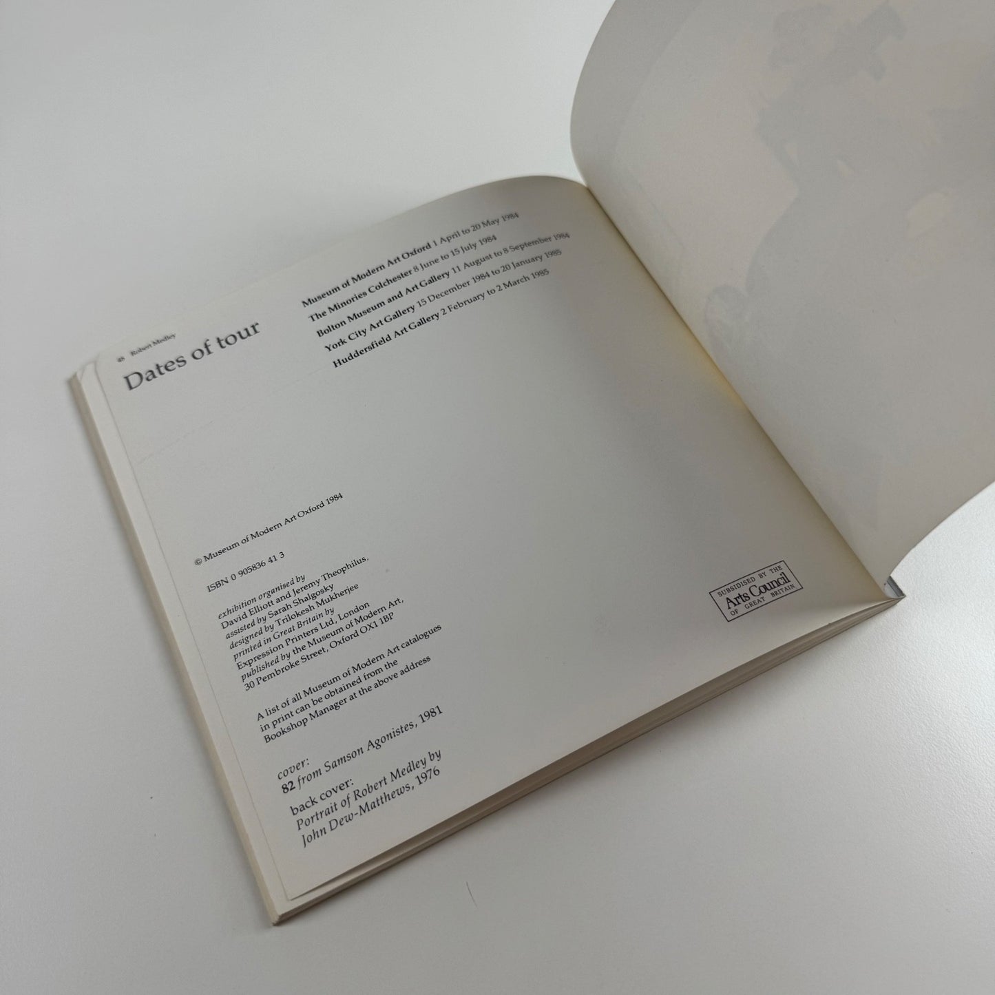 Robert Medley paintings 1928 to 1984 | Arts Council, 1984/85