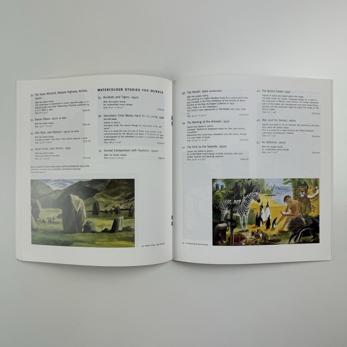 Barbara Jones Painting & Drawings | Katharine House Gallery catalogue, 1999