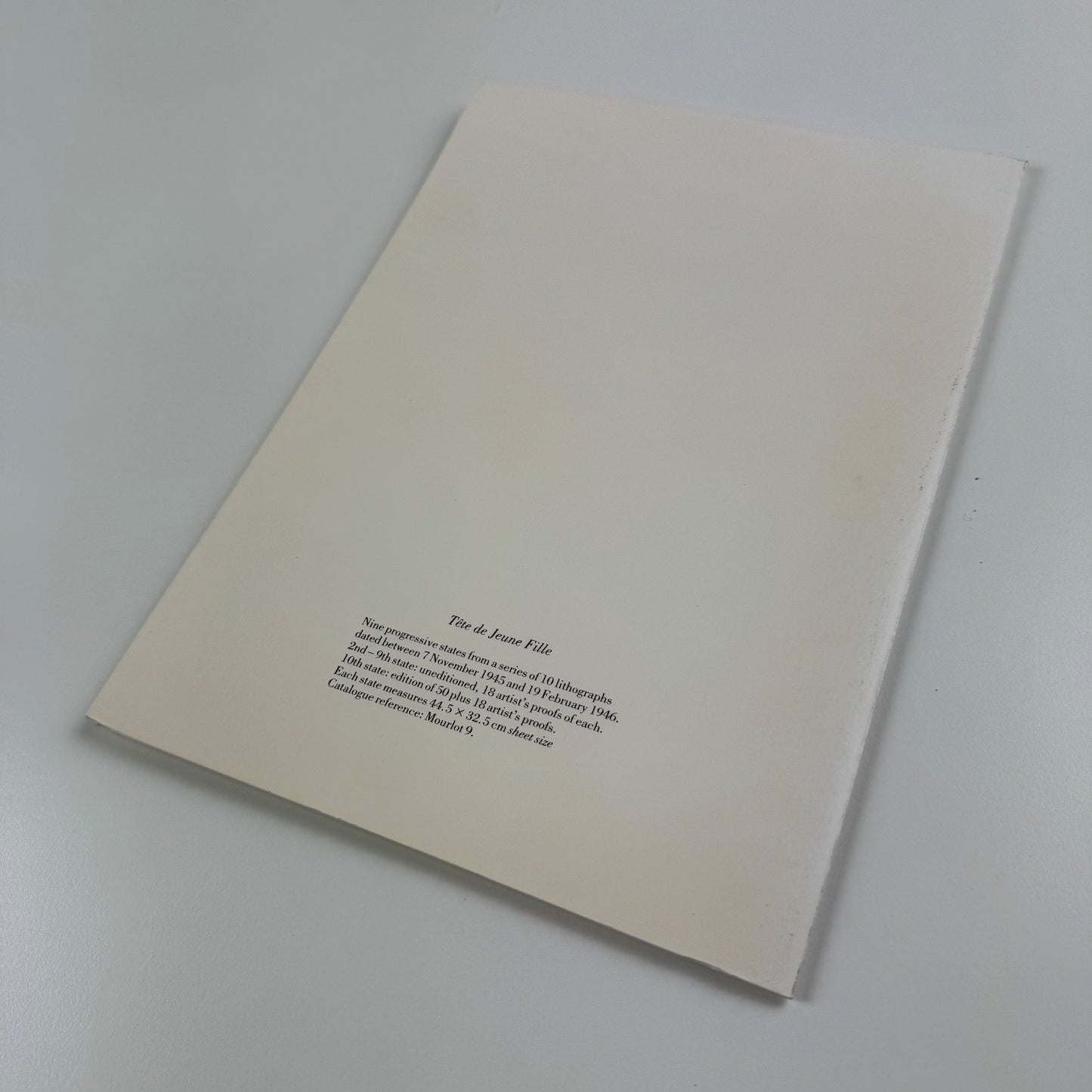 Private view invitation for Picasso | Waddington Galleries, 1986