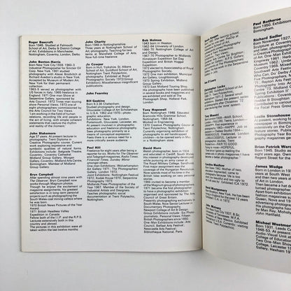 Photography at the Midland Group Gallery Nottingham, 1970 | Exhibition catalogue