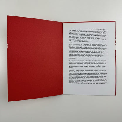 Works on paper by Margarete Berger-Hamerschlag, June Berry, Tiffany McNab | Honor Oak Gallery catalogue, 1996