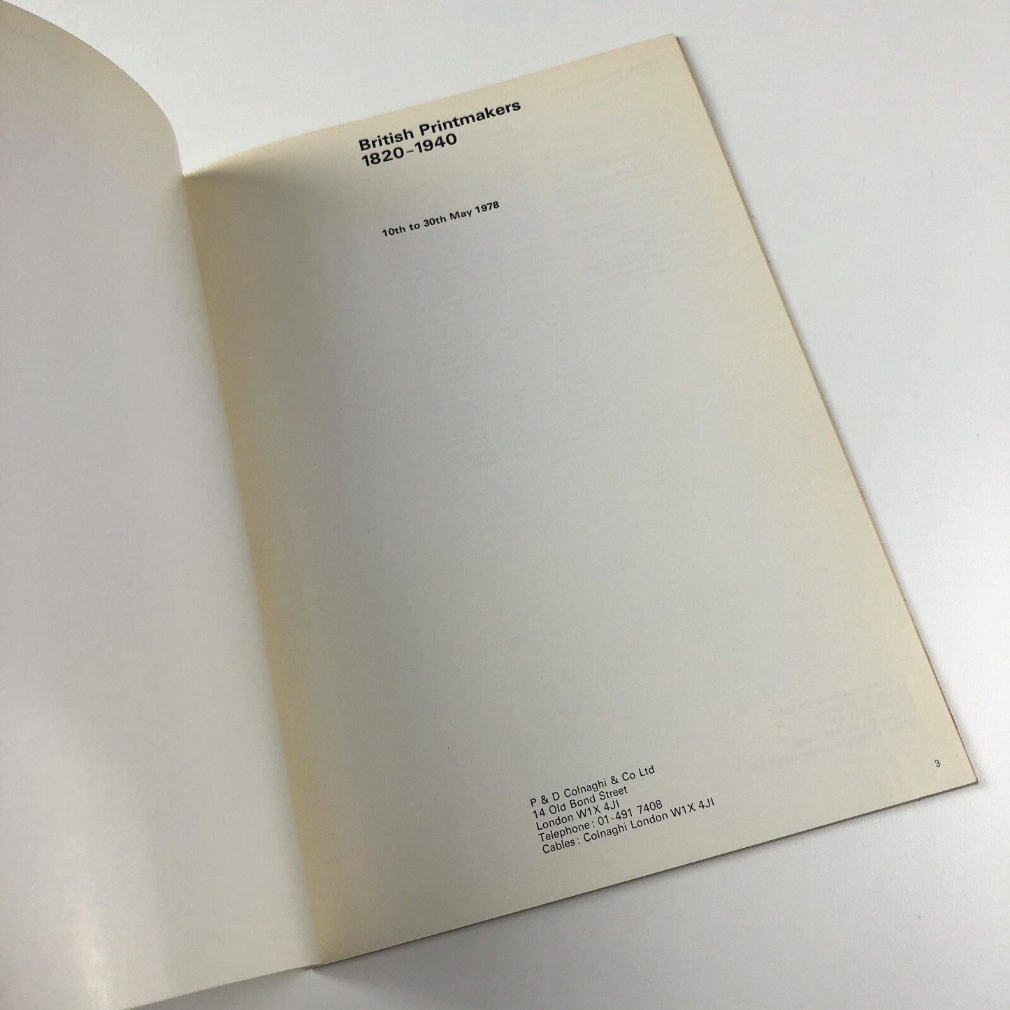 British Printmakers 1820-1940 | P & D Colnaghi & Co catalogue, 1978