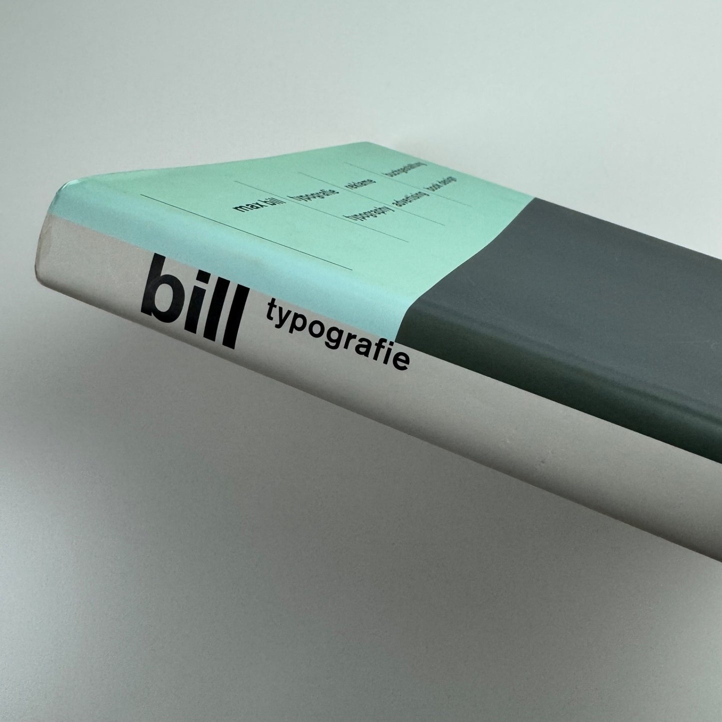 Max Bill. Typography, advertising, book design | Niggli, 1999 hardback