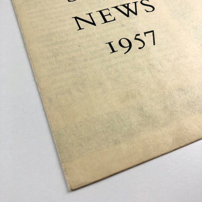 Nonesuch News 1957 | The Nonesuch Press – fold out leaflet