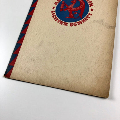 Messe Grotesk Lichter Schnitt. Actiongesellschaft für Schriftgiesserei und Maschinenbau Offenbach Am Main type specimen booklet | design by Albert Auspurg c.1927