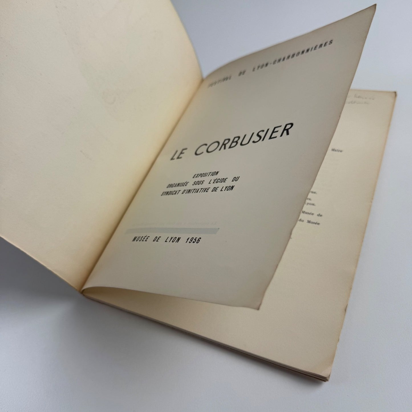 Le Corbusier. Festival de Lyon-Charbonnières | Musée de Lyon, 1956