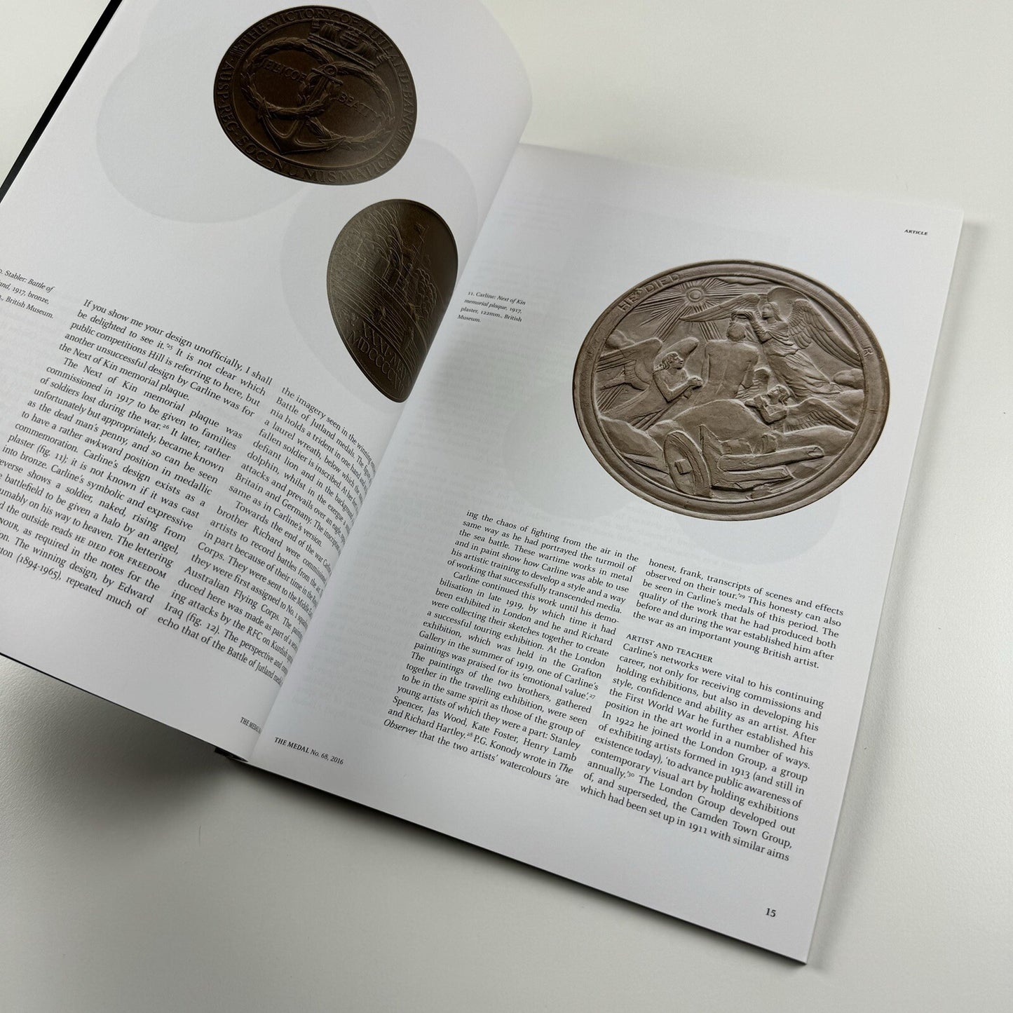 The Medal. British Art Medal Society BAMS journal. Issue No. 68, Spring 2016
