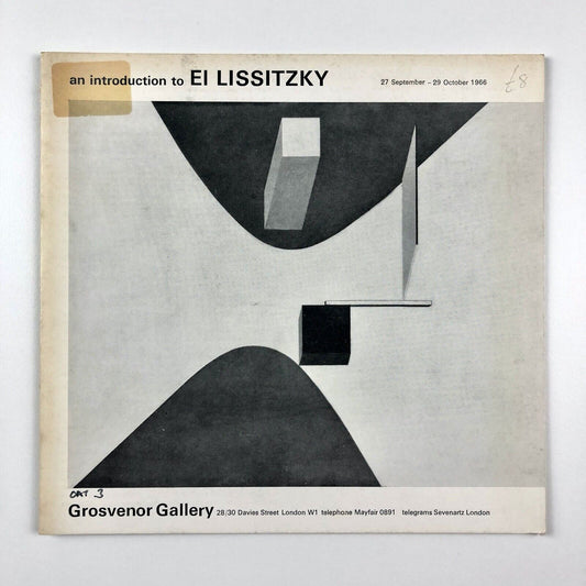 An Introduction to El Lissitzky | Grosvenor Gallery exhibition leaflet, 1966