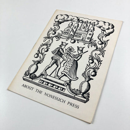 About the Nonesuch Press | Gainsborough House museum | April 1974