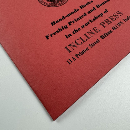 Three For Two Thousand & One | Incline Press booklet, 2001