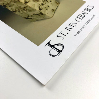 Phil Rogers | St Ives Ceramics | Folded exhibition card
