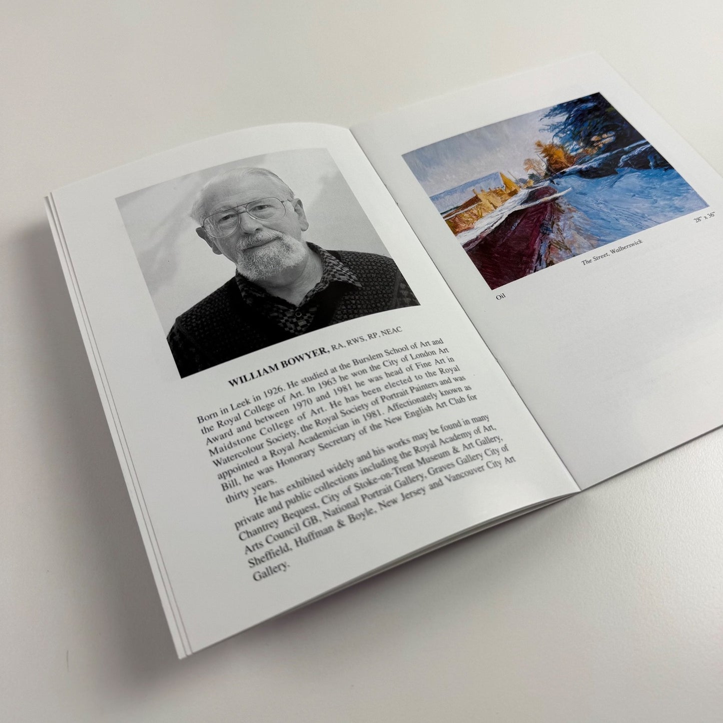 Six Leading Artists of The New English Art Club at W.H. Patterson. An exhibition of 36 fine paintings by William Bowyer, Tom Coates, Jane Corsellis, Fred Cuming, Ken Howard, Peter Kuhfeld