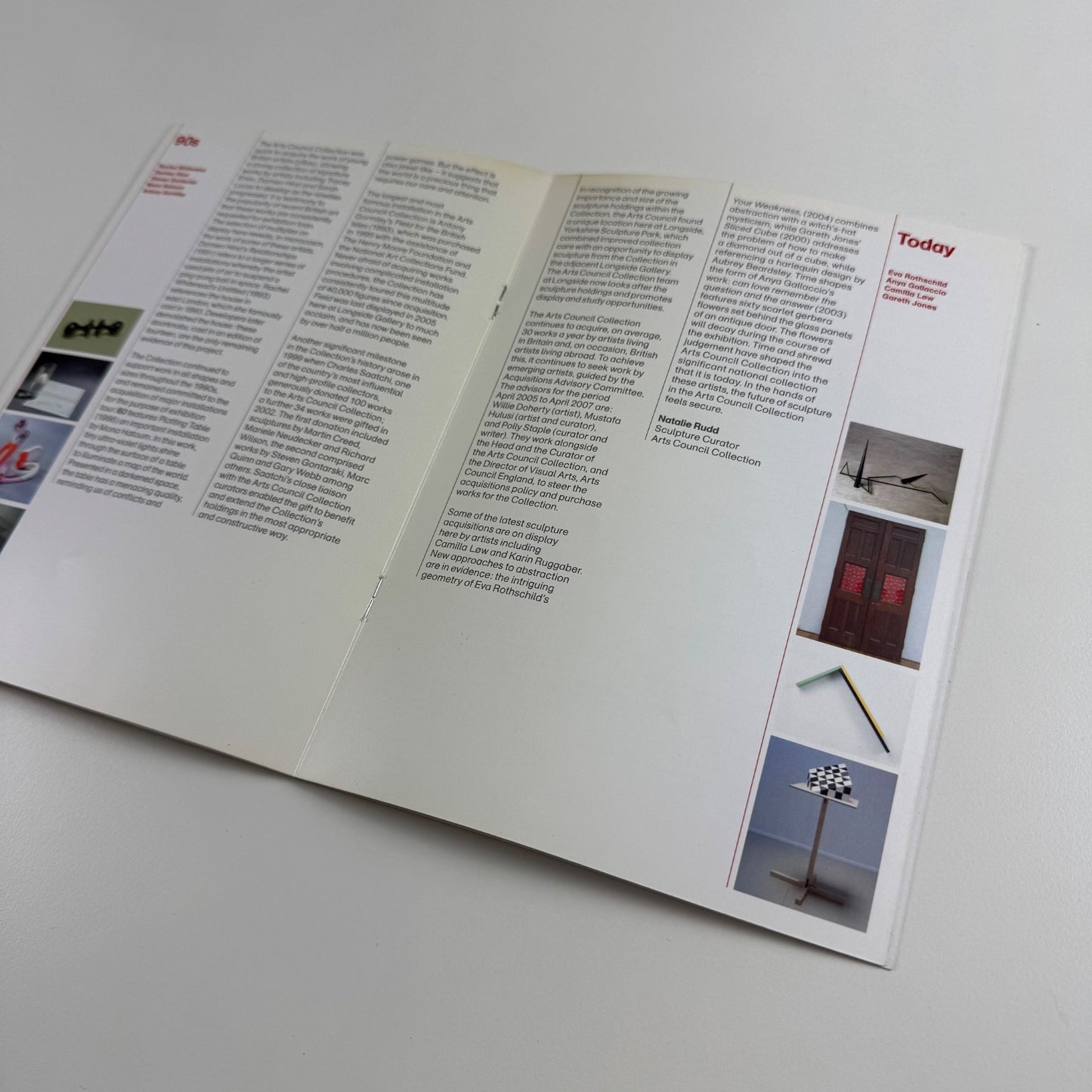 Gallery guide for Sixty Years of Sculpture in the Arts Council Collection | Longside Gallery, 2006
