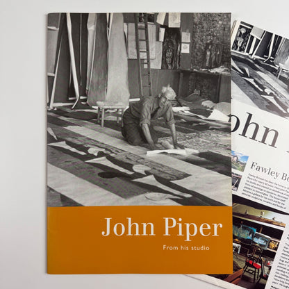 John Piper from his studio | Berkeley Square Gallery, 1994 + poster