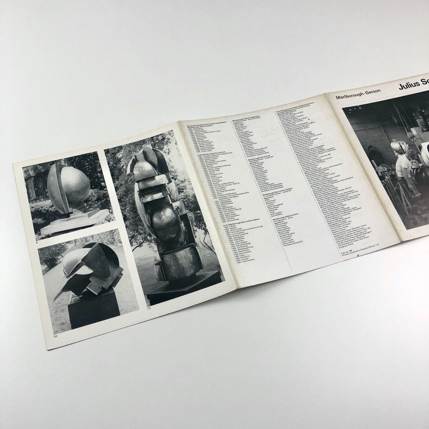 Julius Schmidt | Marlborough-Gerson exhibition leaflet cat.no. 198