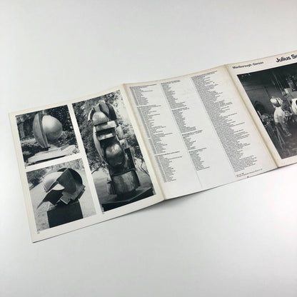 Julius Schmidt | Marlborough-Gerson exhibition leaflet cat.no. 198