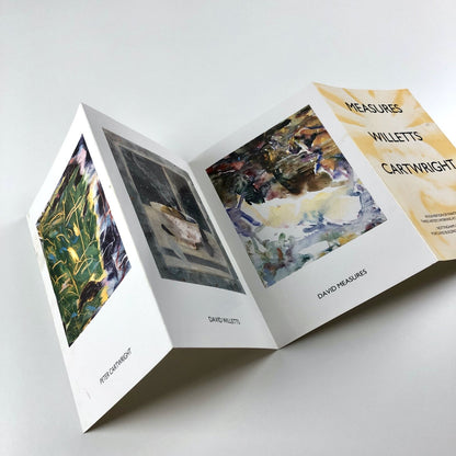David Willetts, Peter Cartwright, David Measures – an exhibition of paintings & drawings | Nottingham Polytechnic, undated