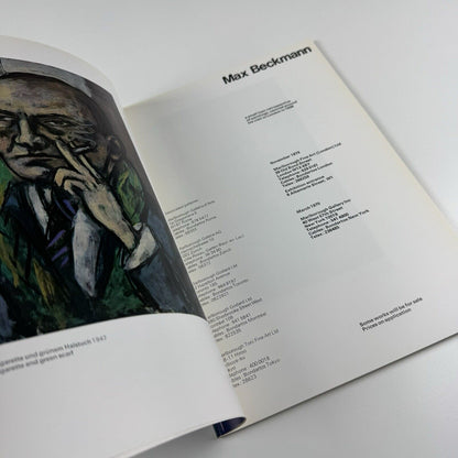 Max Beckmann – Paintings Around His Visit to London in 1938 | Marlborough Fine Art New York catalogue, 1974/75