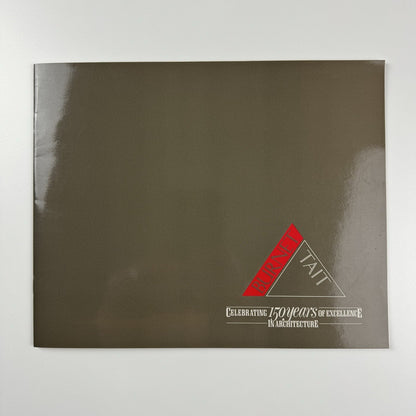 Promotional booklet Sir John Burnet Tait and Partners Celebrating 150 years 1986