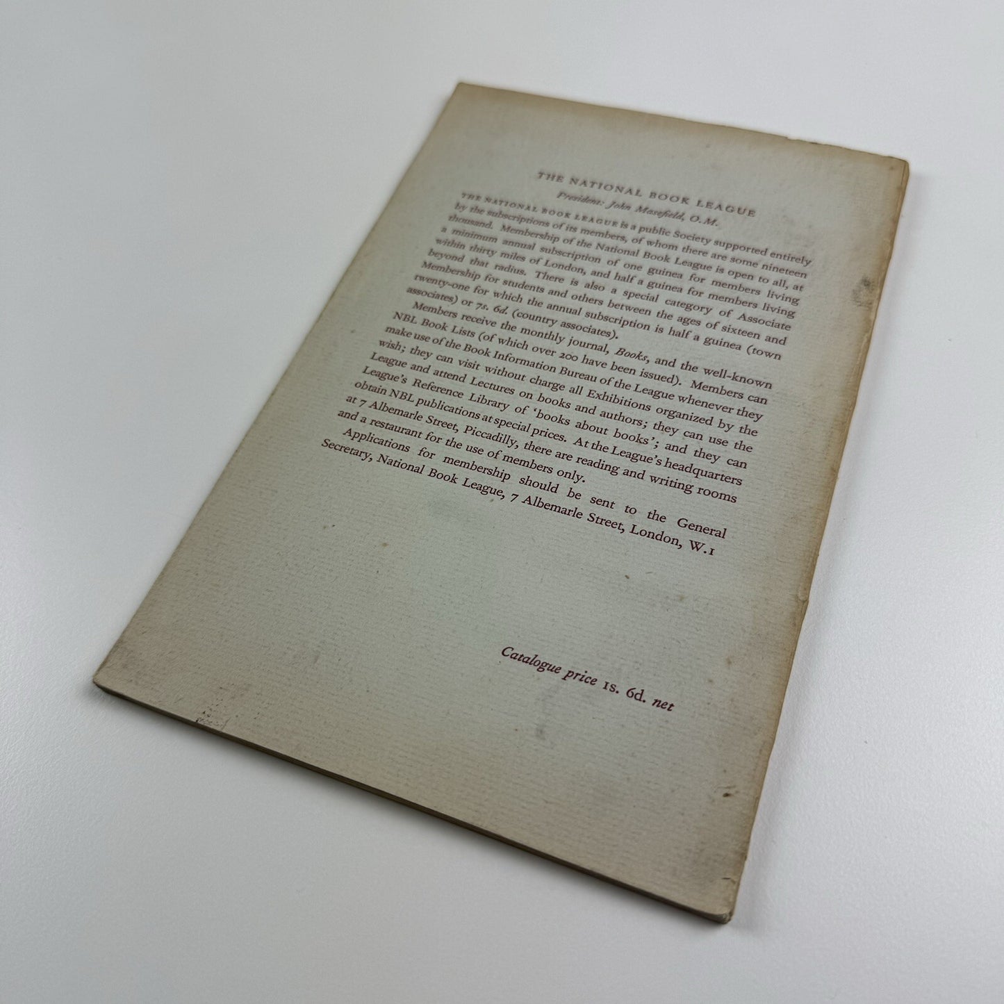 Third International Exhibition of Book Design 1949 National Book League