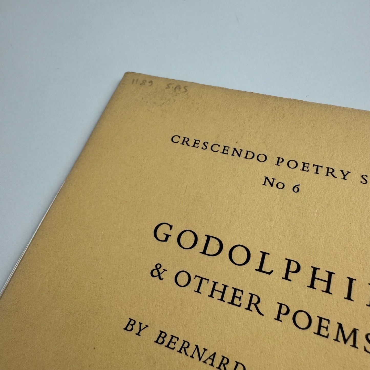 Godolphin by Bernard Bergonzi No. 6 1 April 1952 | printed at The Latin Press, Guido Morris