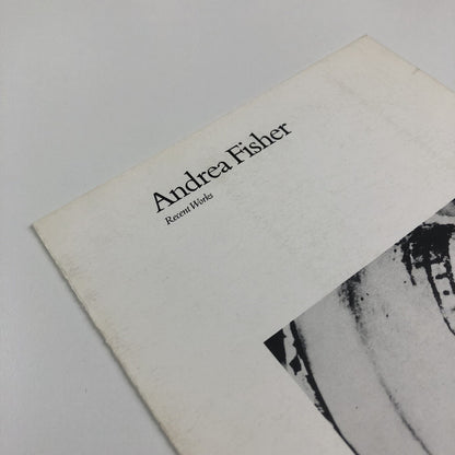 Andrea Fisher: Recent Works | Folded card | Camden Arts Centre, 1993