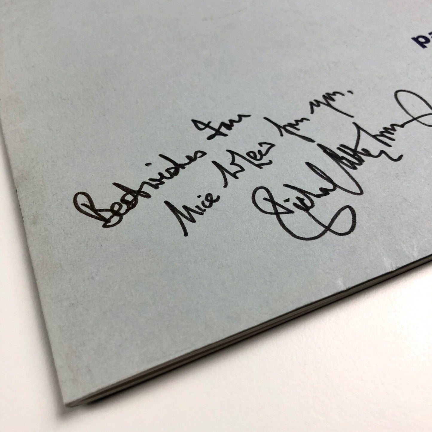 Paintmarks | Kettle's Yard 1994 Cambridge | Richard Attenborough signature