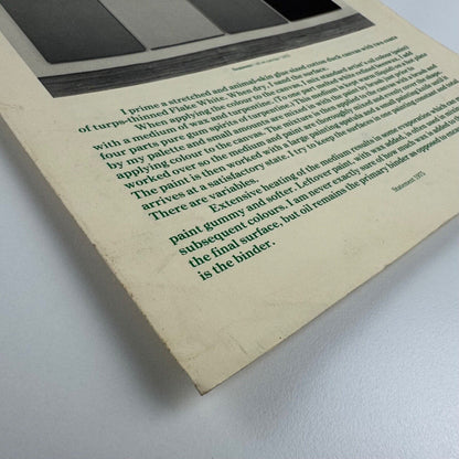 Leaflet for Brice Marden. Paintings, drawings and prints 1975-80 | Whitechapel Art Gallery, 1981
