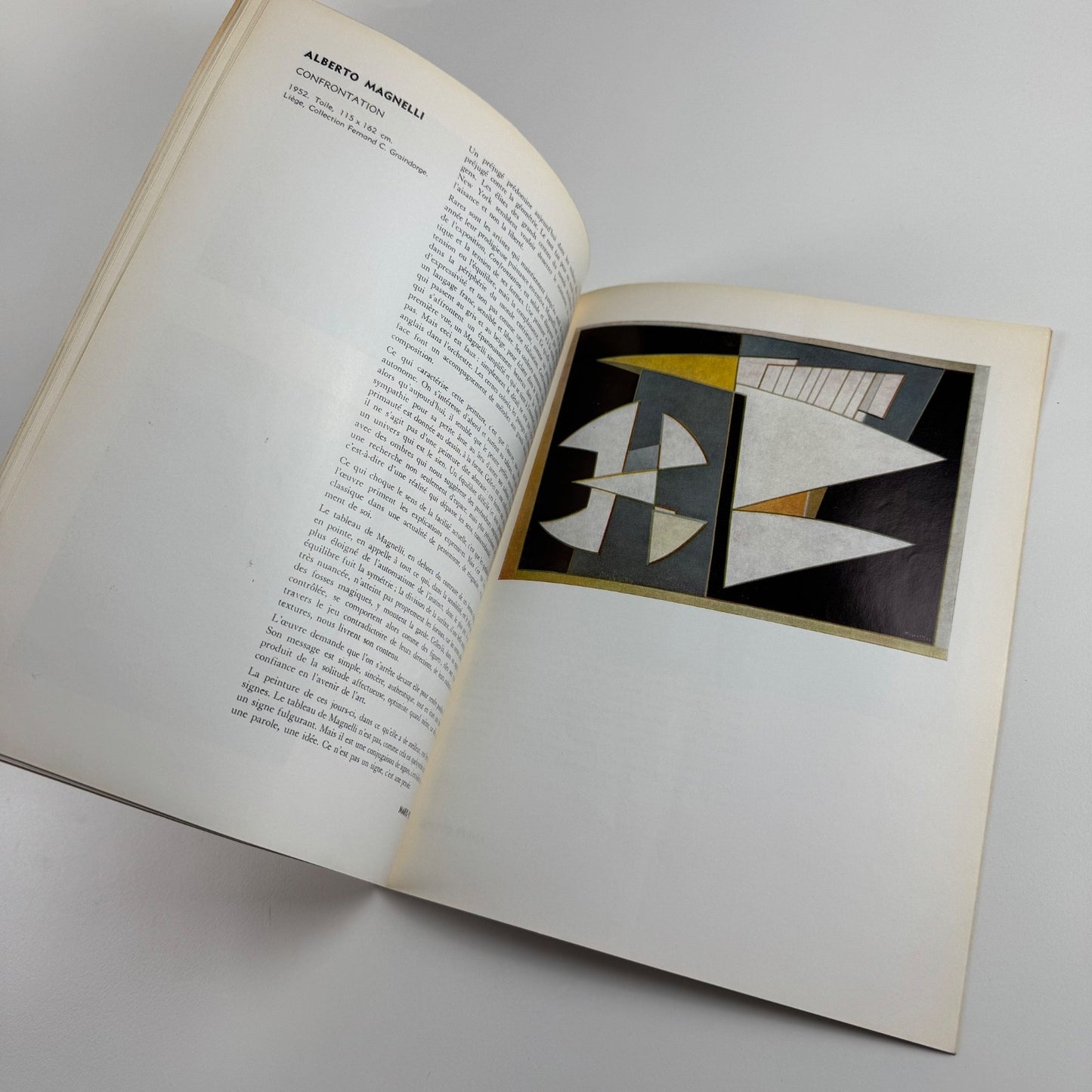 Quadrum offprint VI 50 ans d’art moderne by Will Grohmann 1959 Revue Internationale d’Art Moderne cover design by Jean Arp