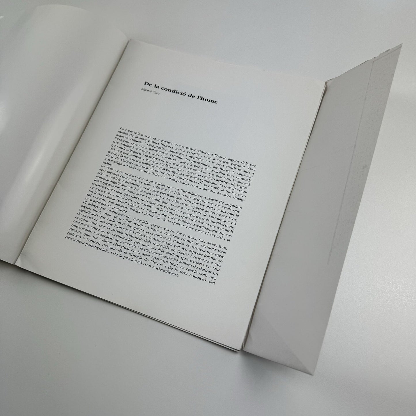 Volums. Gabriel Torres Monsó | Joan Casellas Espais Centre d'Art Contemporani, 1989 catalogue