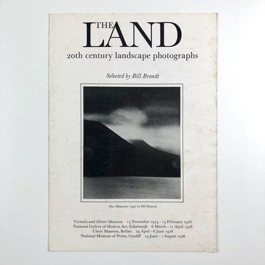The Land – 20th Century Landscape Photographs | Selected by Bill Brandt | V&A travelling exhibition leaflet, 1976