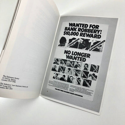 The Ephemera of Crime and Punishment by Maurice Rickards | Ephemera Society, 1983