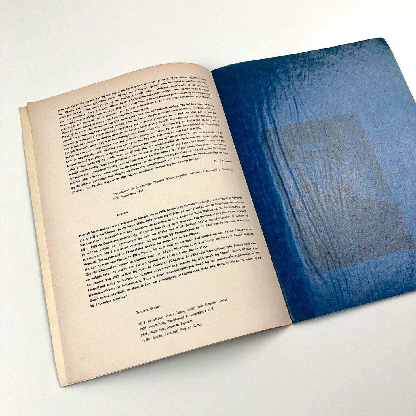 Patrick Bakker | Stedelijk van Abbe-museum Eindhoven exhibition catalogue, 1958 | Wim Crowel design