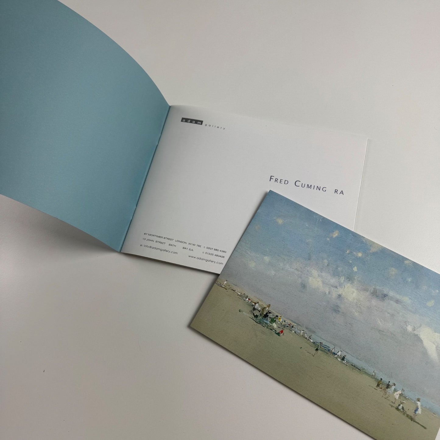 Fred Cuming RA | Adam Gallery, London and Bath, 2013 + private view invitation
