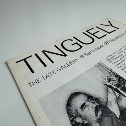 Gallery guide Tinguely |Tate Gallery 1982