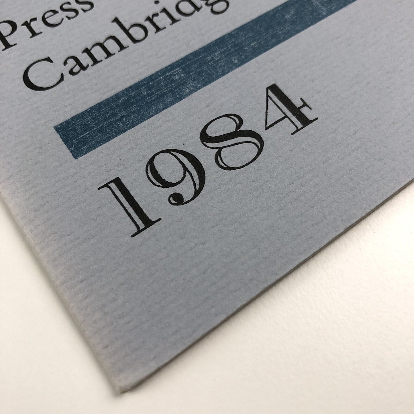 Rampant Lions Press Books designed and printed by Will and Sebastian Carter, 1984