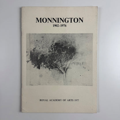 Drawings and Paintings by Sir Thomas Monnington Royal Academy of Arts 1977 catalogue design Gordon House