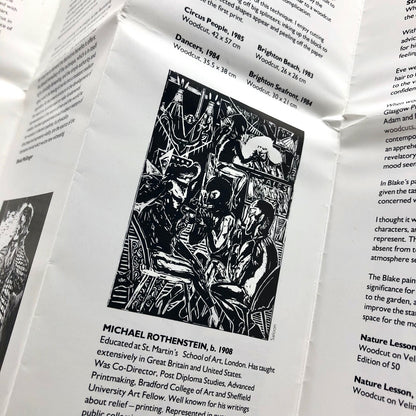 Contemporary British Woodcuts | City Museum and Art Gallery Worcester | Exhibition leaflet, 1986/7