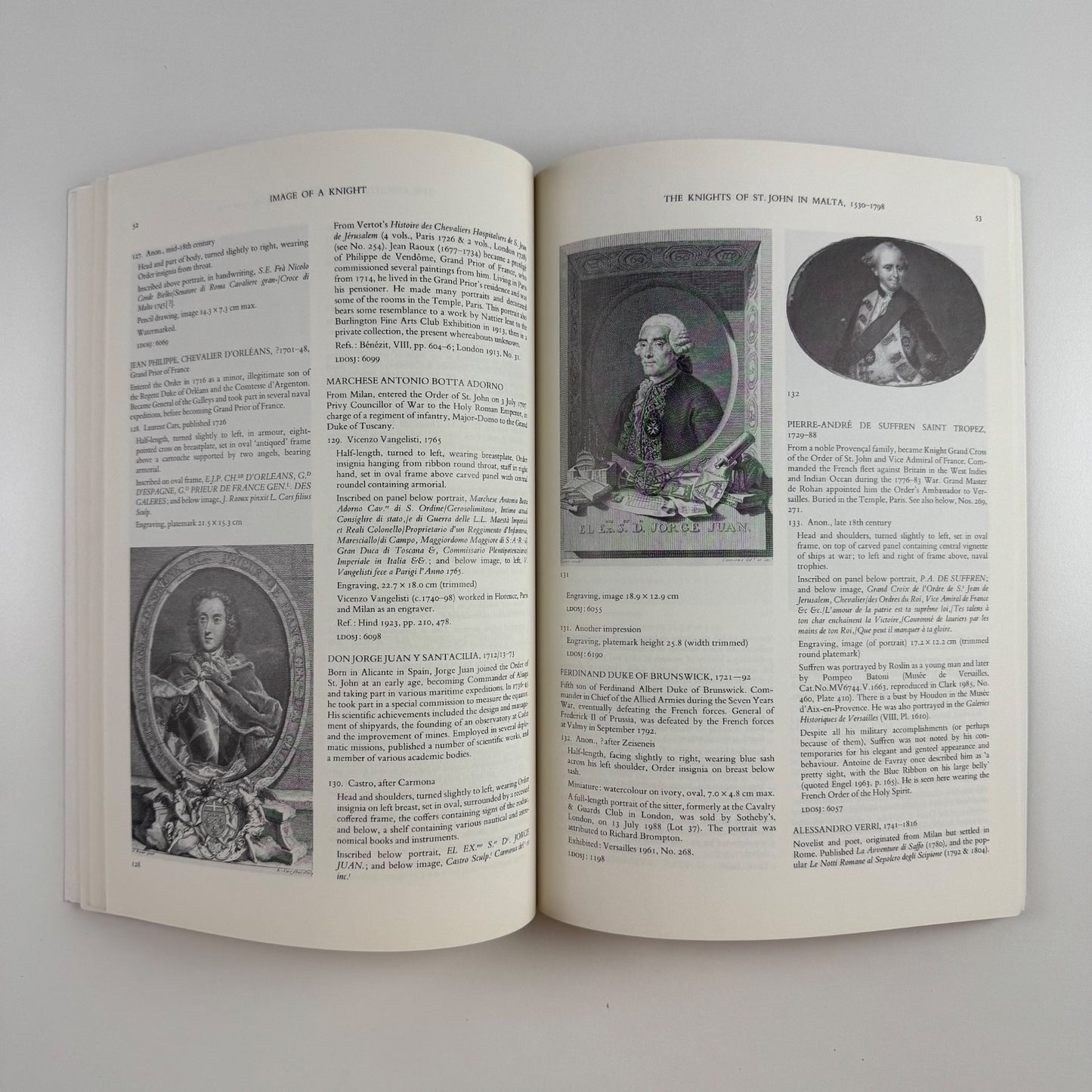 Image of a Knight:  Portrait Prints and Drawings of the Knights of St John in the Museum of the Order of St John by Julia Toffolo, 1988