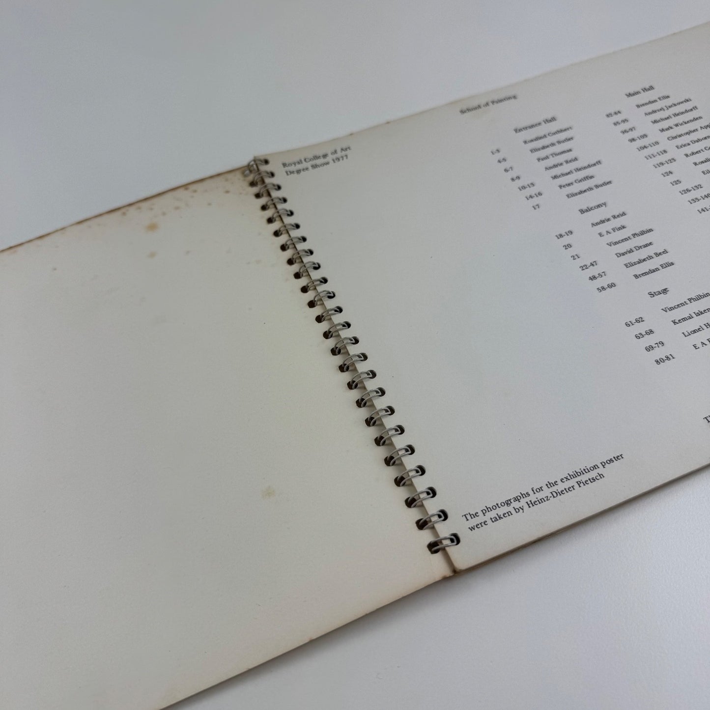 Royal College of Art Degree Show 1977 | School of Painting